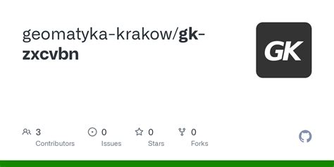 GitHub Geomatyka Krakow Gk Zxcvbn