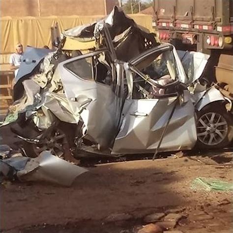 Driver Miraculously Survives After Her Car Is Completely Crushed Between Two Lorries News