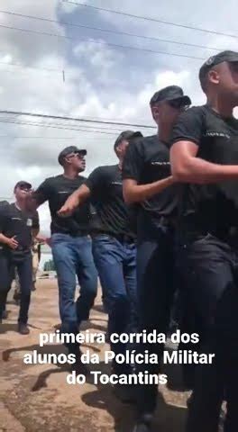 primeira corrida dos alunos da Polícia Militar do Estado do Tocantins