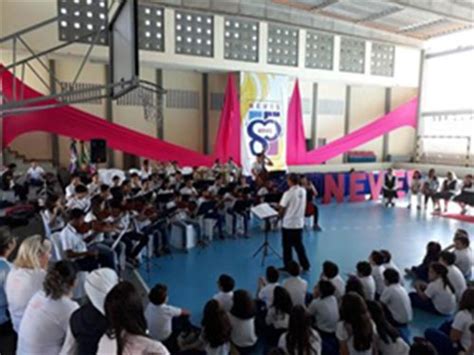 Banda Ondas Musicais Realiza Apresenta O No Col Gio Nossa Senhora