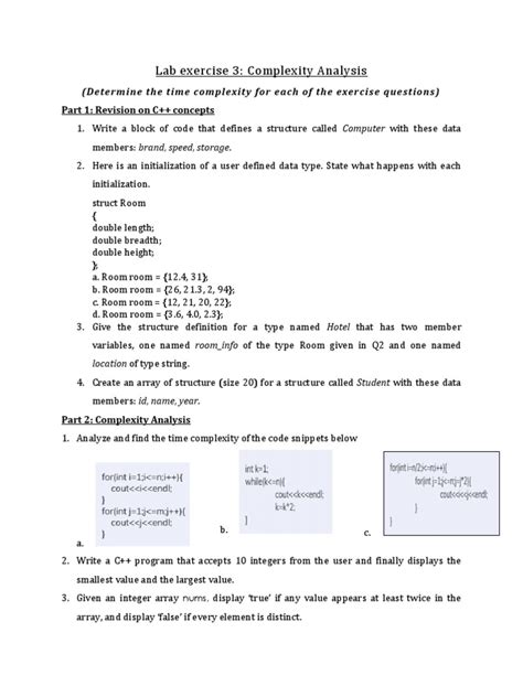 Dsa Lab Exercise 3 Pdf