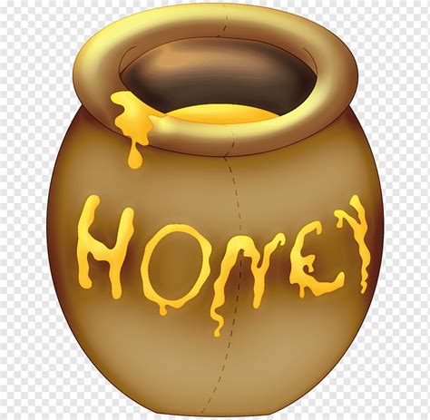 Pooh Honey Jar Clipart