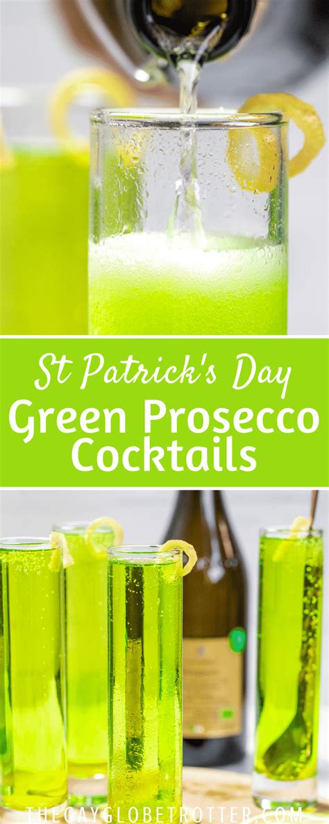 Green Prosecco Cocktail Is The Perfect St Patricks Day Drink We Love