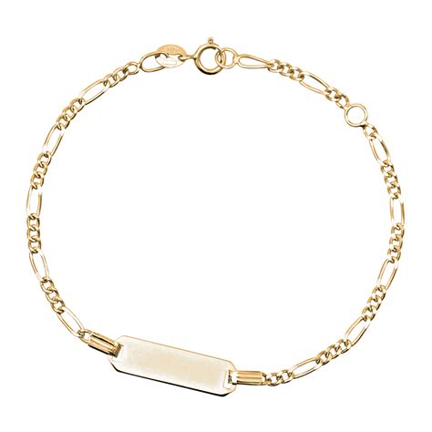 Bracciale Bimbo Con Targhettina In Oro Kt Kt