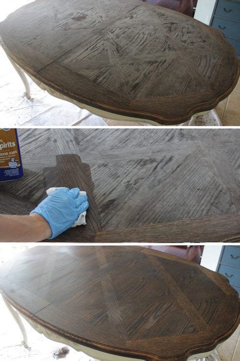 How To Properly Strip And Refinish A Dining Table Using A Non Toxic