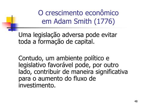 PPT Adam Smith e o Crescimento Econômico PowerPoint Presentation