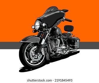 Motorbike Vector Template Graphic Design Needs Stock Vector (Royalty ...