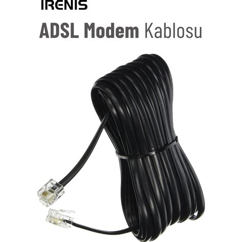 IRENIS Adsl Vdsl Modem Kablosu RJ11 Kablo Köken Telefon Fiyatı