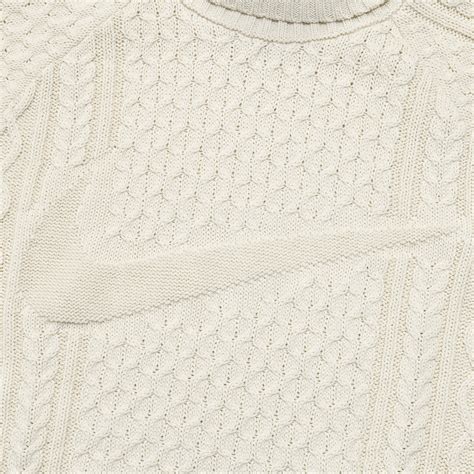 Nikelab Cable Knit Turtleneck Sweater Light Bone Up There