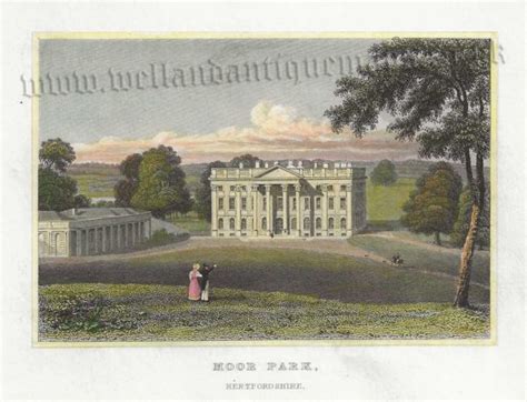 Moor Park Hertfordshire By J P Neale W Warwick C1831