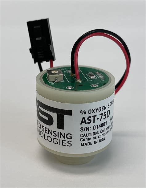 Ast 75d Oxygen Sensor Replaces Aii 11 75d Sensor Applied Sensing Technologies