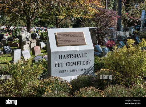 Hartsdale Pet Cemetery, Oldest operating pet cemetery in the world, Hartsdale, New York, USA ...