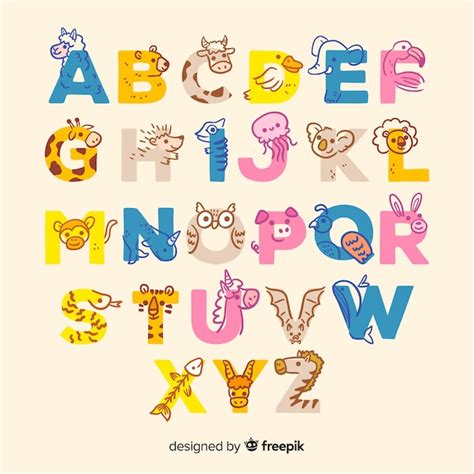 Animal Alphabet Freepik