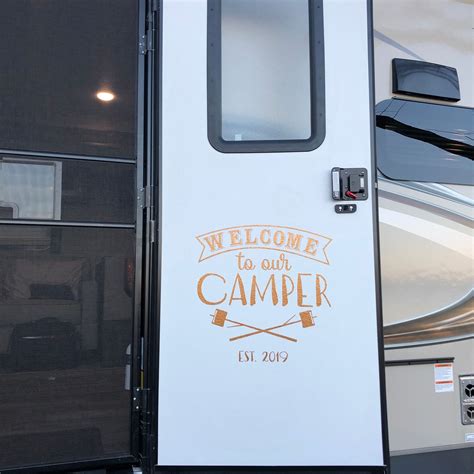 Custom Rv Vinyl Decal Popup Pop Up Camper Camping Travel Trailer