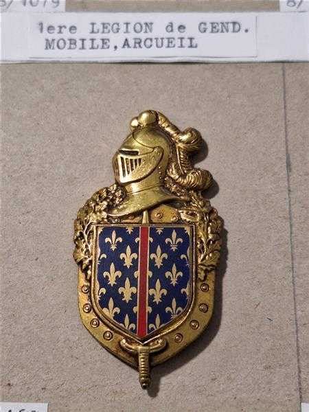 Frankreich France Gendarmerie Nationale Polizei Badge Police Mobile A