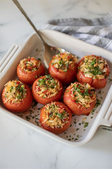 Baked Stuffed Tomatoes — Chef Shannon Smith World Traveler And
