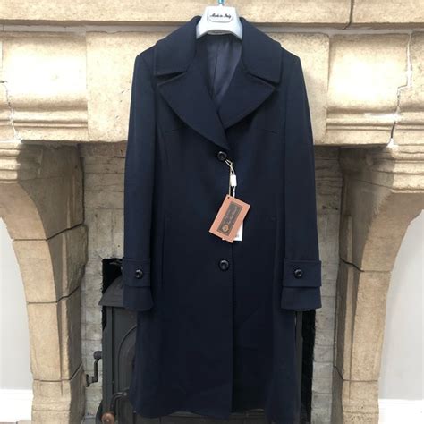 Loro Piana Jackets Coats Nwt Loro Piana Navy Wool Italian Coat