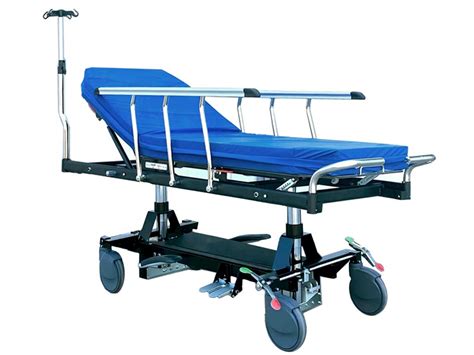 Hydraulic Adjustable Height Patient Trolley With Tr And Rtr