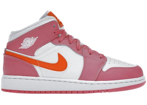 Sell Jordan 1 Mid Pinksicle Safety Orange Gs Swappa