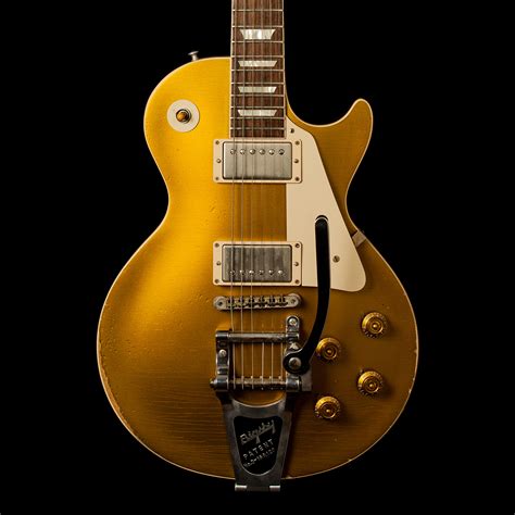 Gibson Les Paul Goldtop 1957 Heavy Aged Antique Gold Bigsby Lucy