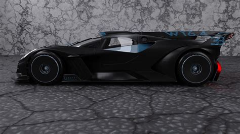 Bugatti Bolide 3D Model Rigged CGTrader