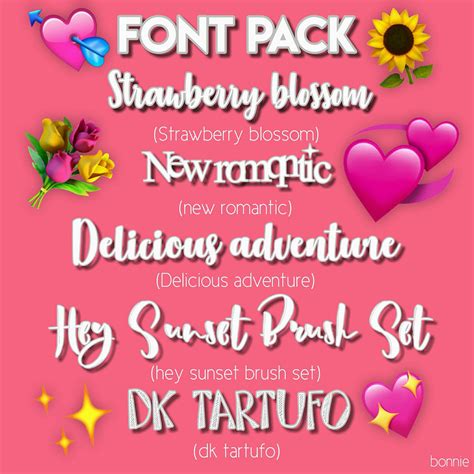 Font pack #1 | Aesthetic Universe Amino