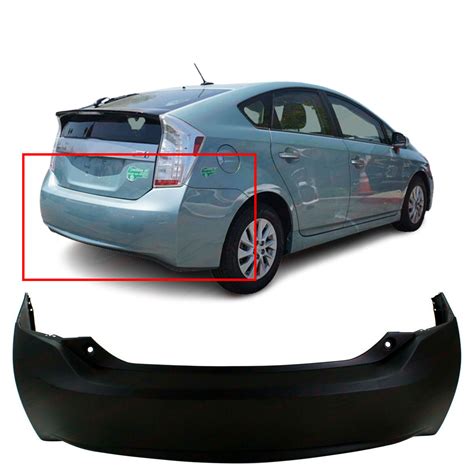 Rear Bumper Cover For 2010 2015 Toyota Prius 10 15 Hatchback To1100280