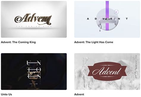 Advent Sermon Series For 2018 Video Messages And Series Artwork