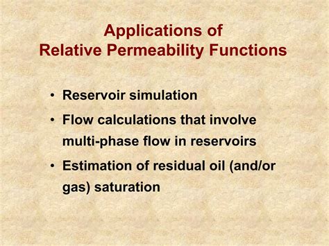 Effective And Relative Permeability Ppt