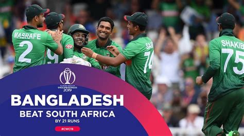 Bangladesh Vs South Africa Highlights World Cup Th Match