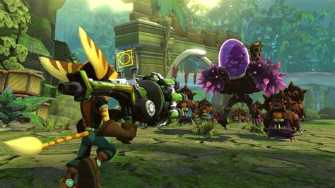 Ratchet Clank Full Frontal Assault Qforce Has Tower Defense Mechanic