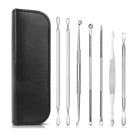 Blackhead Remover 7 Piece Tool Kit For Pimple Extraction Blemish ...