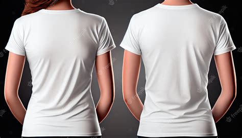 Blank T Shirt Model Front And Back