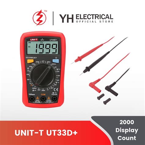 Uni T Lcd Ut D Palm Size Digital Multimeter Lazada