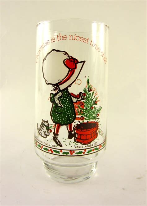 Holly Hobbie Christmas Glasses