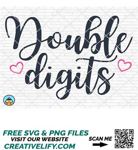 Double Digits Svg Tenth Birthday Svg Birthday Girl Svg Inspire