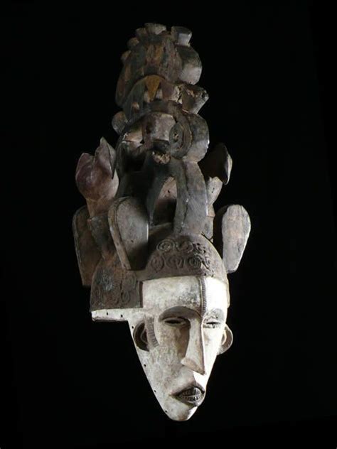 Masque Agbogho Mwo Igbo Ibo Nigeria Objet N3101 Galerie Bruno Mignot