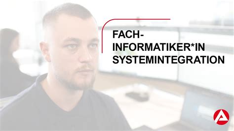 Fachinformatiker In Systemintegration Youtube