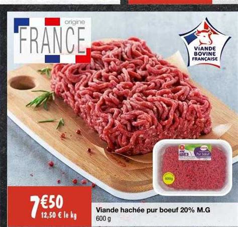 Offre Viande Hach E Pur Boeuf M G Chez Migros France