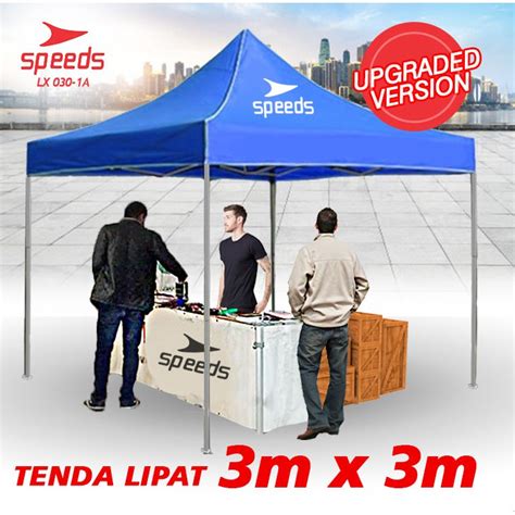 Jual SPEEDS Tenda Lipat 3x3 18KG Tenda Bazar Pameran Tenda Gazebo