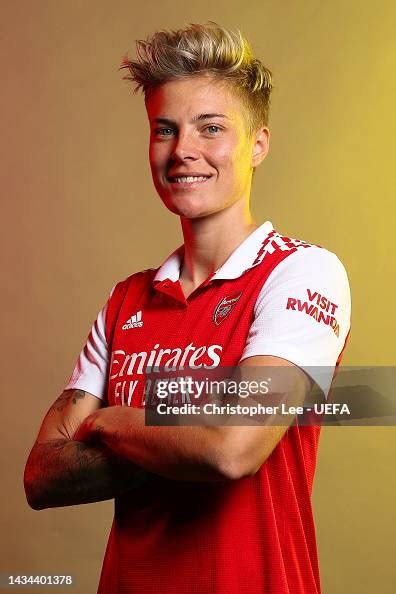 Lina Hurtig Of Arsenal Fc Poses For A Photo During The Arsenal Fc