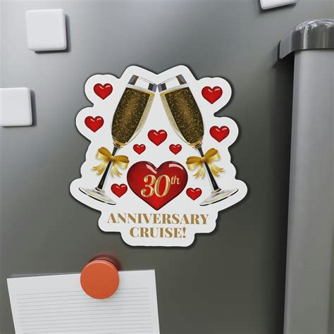 30th Anniversary Cruise Door Magnet Cruise Into