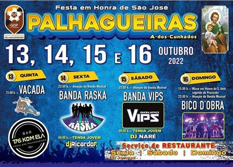 Festa Em Honra De S O Jos Palhagueiras