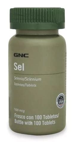 Selenio 100 Mcg Gnc 100 Tabletas Sabor Sin Sabor Meses Sin Intereses