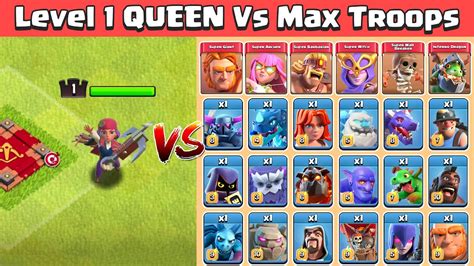 Clash Of Clans Max Level Troops