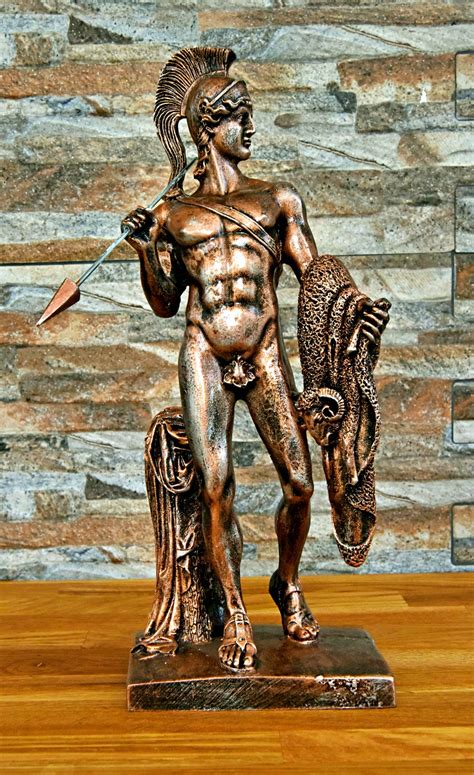 Ares God Statue Greek Mythology Trinket Handmade 30cm Large | Etsy