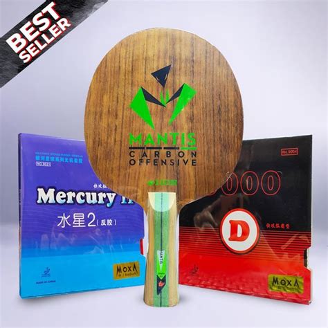 Jual Setup Tenis Meja Pingpong Lion Mantis Carbon OFF Yinhe Mercury 2