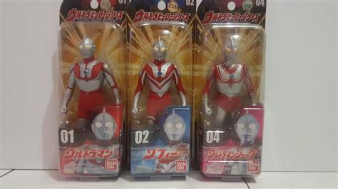 Ultra Hero Series No 01 Ultraman 02 Zoffy 04 Ultraman Jack Hobbies And Toys Toys And Games On