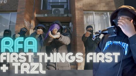 Uk Rapper Reacts To Rfa17 First Things First X Trzl Official Music