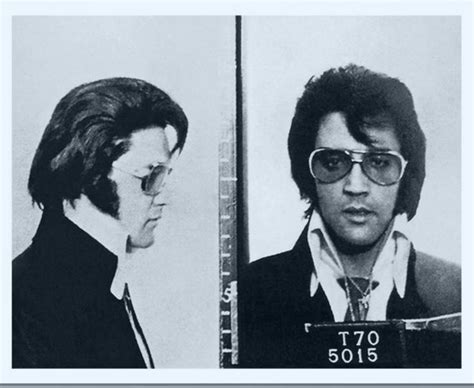 Elvis Presley Celebrity Mugshots Mug Shots Elvis Presley